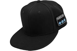 GOWENIC Speaker Hat Binaural Sound Rechargeable Cap for New Year's Birthday, Comfortable Washable Design (Black)