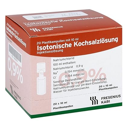Kochsalzlösung 0,9% Pl. Fresenius iniecto -/inf.-l 20X10 ml