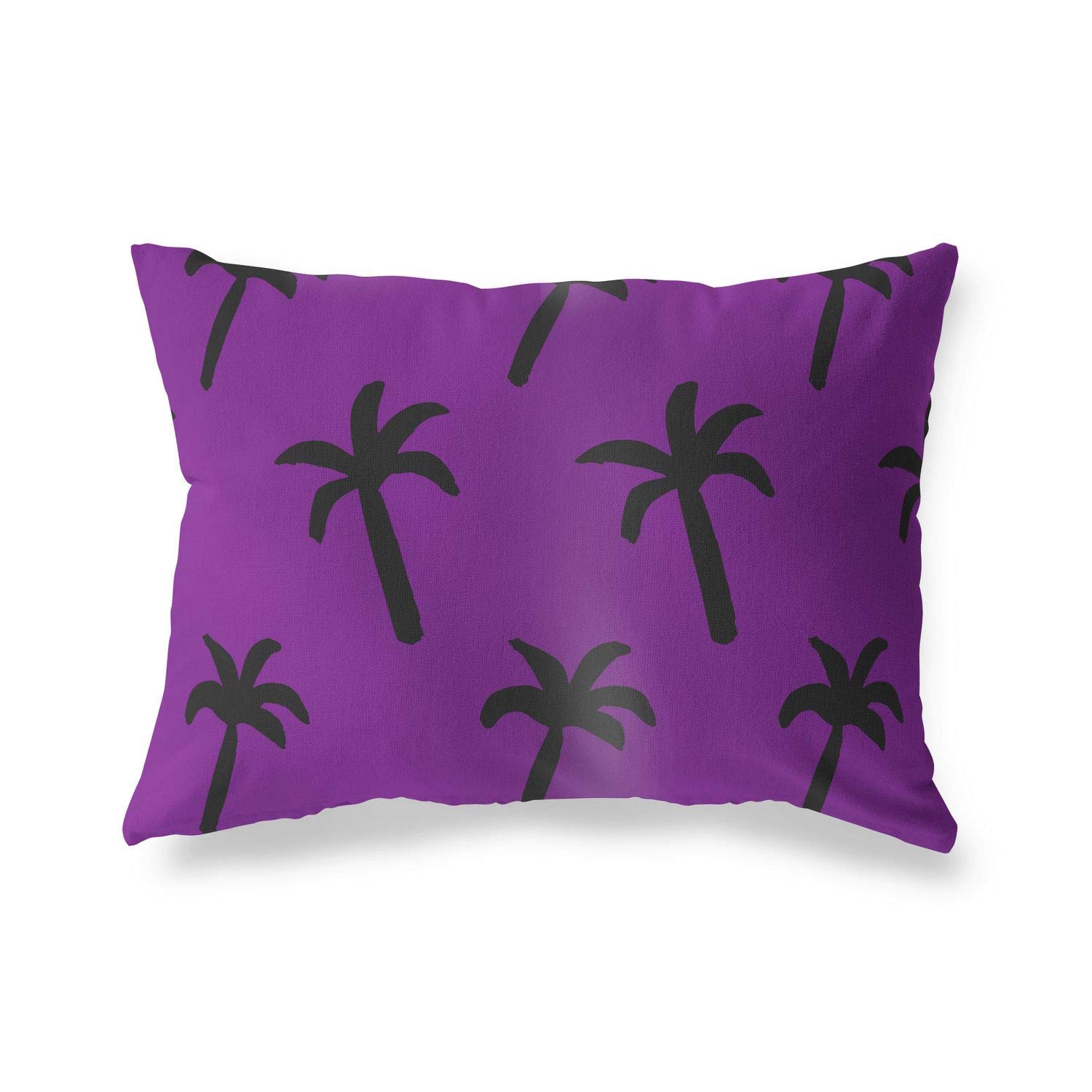 Bonamaison Decorative Cushion Cover Purple & Black, Throw Pillow Covers, Home Decorative Pillowcases for Livingroom, Sofa, Bedroom, Size: 35x50 Cm - Designed and Manufactured in Turkey