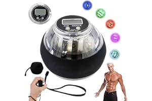 Gyro Ball Power Gyroscope 2026, Curaball Hand Strengthening Device - Auto-Start Hand Exerciser with Counter, Wrist Strengthen