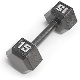 Marcy Hammertone Cast Iron Hex Dumbbell - 3 to 100 lbs. Sold Individually