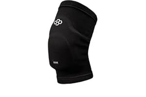 RUDIS Impact-Resistant Black Knee Pad for Wrestling