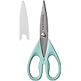 KitchenAid All Purpose Shears with Protective Sheath, 8.72-Inch, Aqua Sky