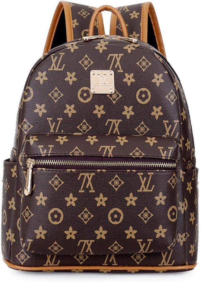 YZJLQML Ladies bag women's clothingFashion old flower backpack backpack casual student backpack