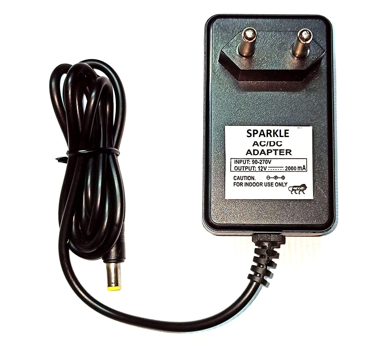 SPARKLE 6.5 Feet 12V Yamaha Keyboard Power Cord, AC Adapter for Yamaha