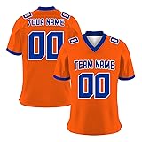Evcku Custom Football Jersey Personlized Jersey