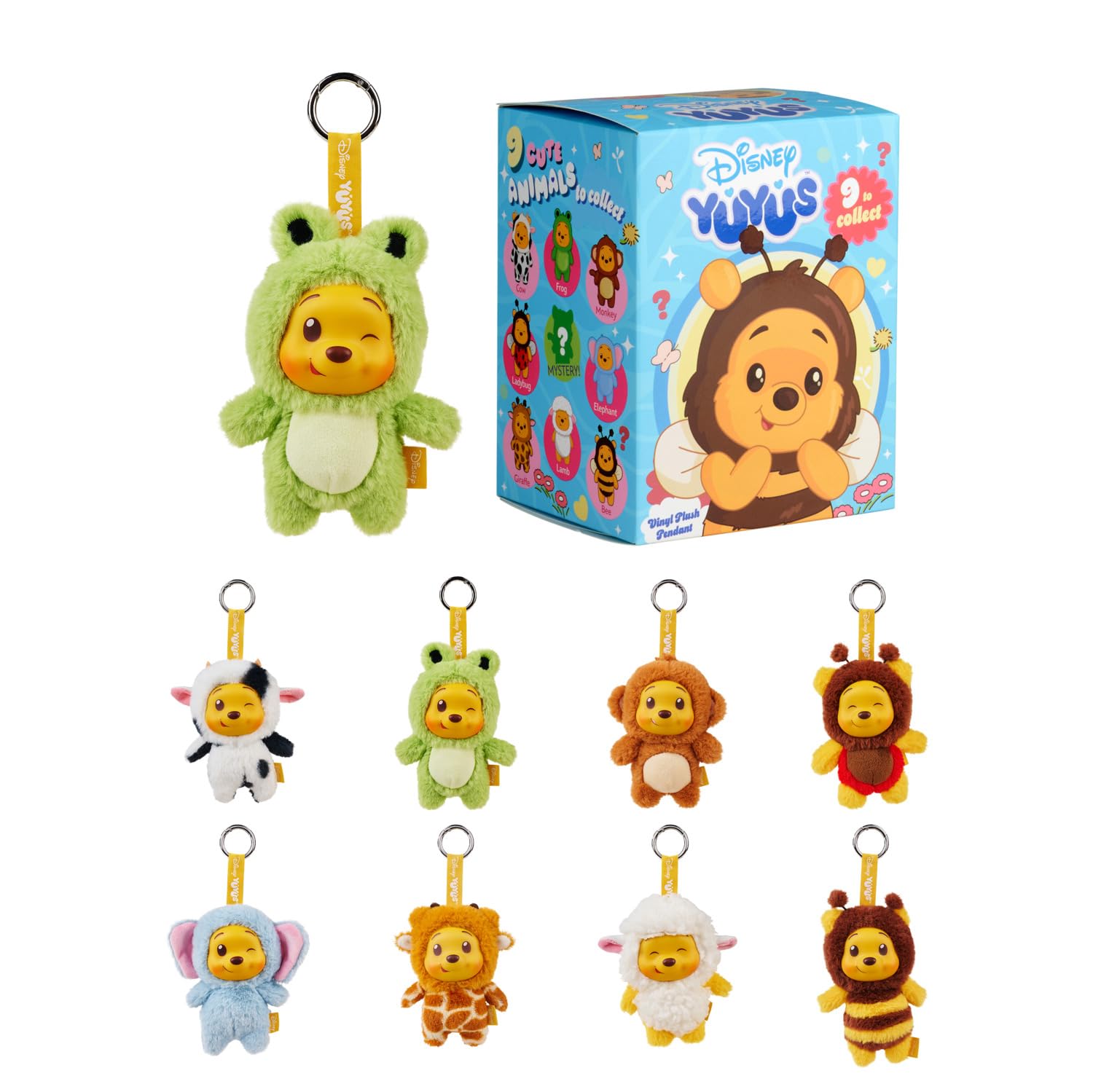 Disney Yuyu’s Winnie the Pooh Blind Box Vinyl Plush collectible for kids, adults, holiday, school, birthday, gift, collect them all