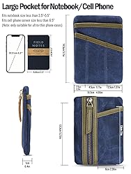 Sayram SP6 EDC Pouch, Waxed Canvas Compact Pocket