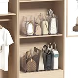 LIKEUDO Adjustable Shelf Dividers for Handbags - Expandable & Clear view 3