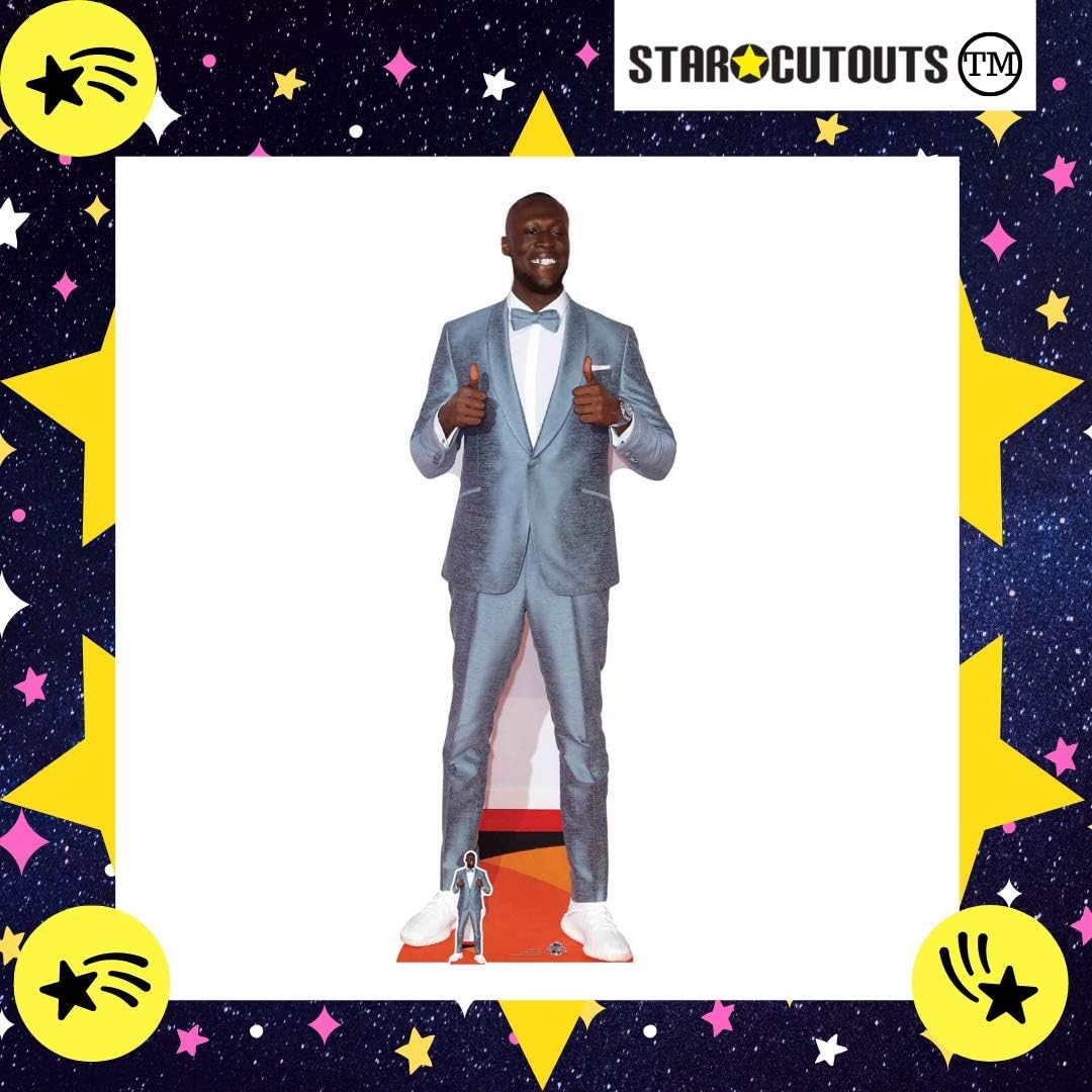 Star Cutouts Ltd Star CS810 Stormzy Lifesize Cardboard Cutout/Standee/Standup Perfect for Fans Displays and Collectors Height 194cm Width 67cm - Image 5