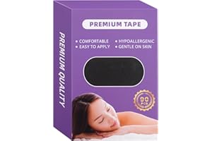 HUIPOLII Comfort Tape (Extra-Large Capacity 90 Pack) - Pain Free Removal, Hypoallergenic, Latex Free & Gentle On Skin