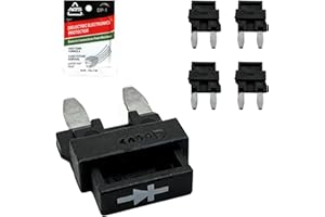 FalconSupply Genuine Aptiv 12135037 / Littelfuse 02400104P (5-Pack Kit) 1A/400V Mini Blade Automotive 12V Diode Fuse, OEM Rep