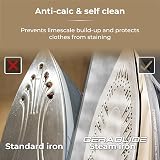 Tower Ceraglide 360 Cordless Steam Iron 2800W Black Gold T22022GLD view 6