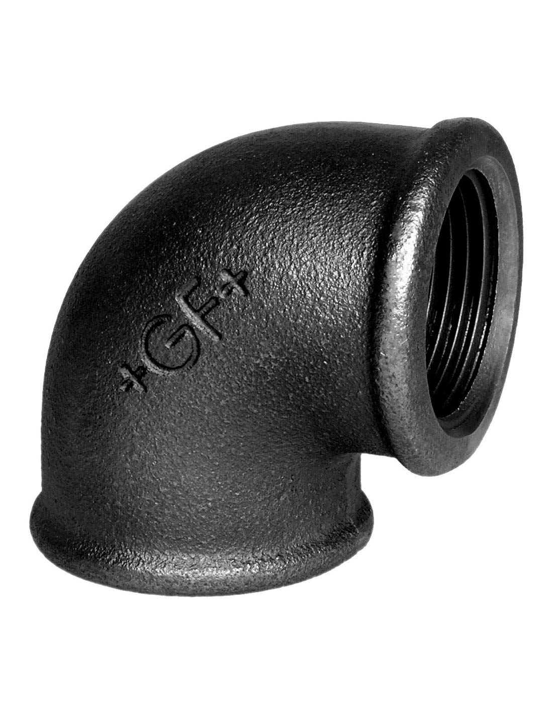 Georg Fischer GF-90 ELBOW FXF 90DEG (BLACK) 1/4 inch Malleable Iron fittings