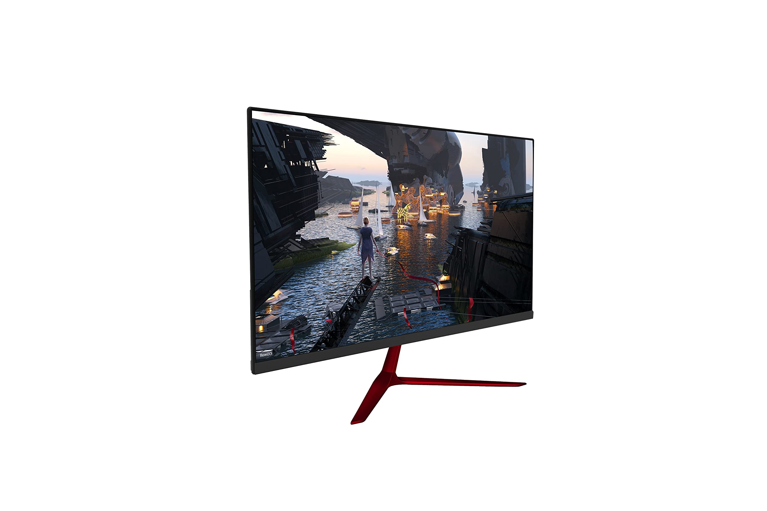 YEYIAN ODRAZ 2001 27” PC Gaming Frameless LED Monitor, 1080P HD, 165Hz, 250cd/m2, 1ms, 3000:1, 16:9, 178°, 16.7M Colors, True Low Motion Blur, G-Sync, FreeSync, DP/HDMI, Stereo Speakers, VESA, Tilt