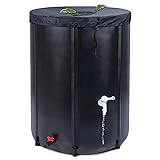 Rihogar 100 Gallon Rain Barrel - Portable Rain