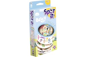 Asmodee Spot It! Bluey Card Game - Fast-Paced Matching Game Featuring Bluey & Friends, Fun for Family, Kids & Adults, Ages 4+, 2-8 Players, 15 Minute Playtime