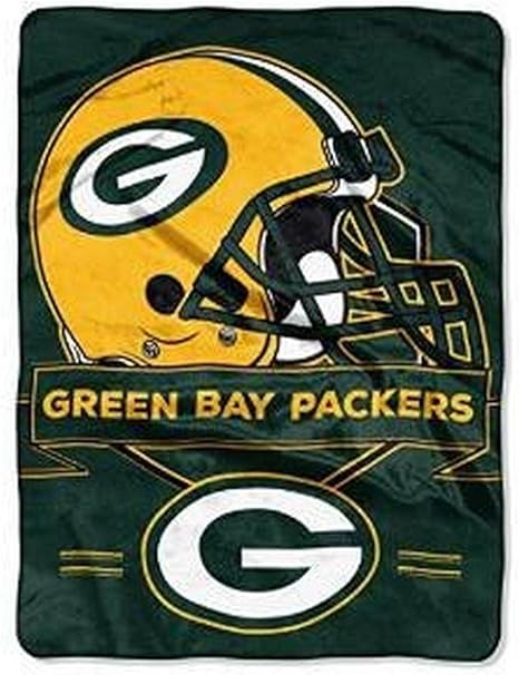 Amazon Com The Northwest Company Nfl Officially Licensed Green Bay Packers 60 X 80 Royal Plush Raschel Fleece Throw Kitchen Dining