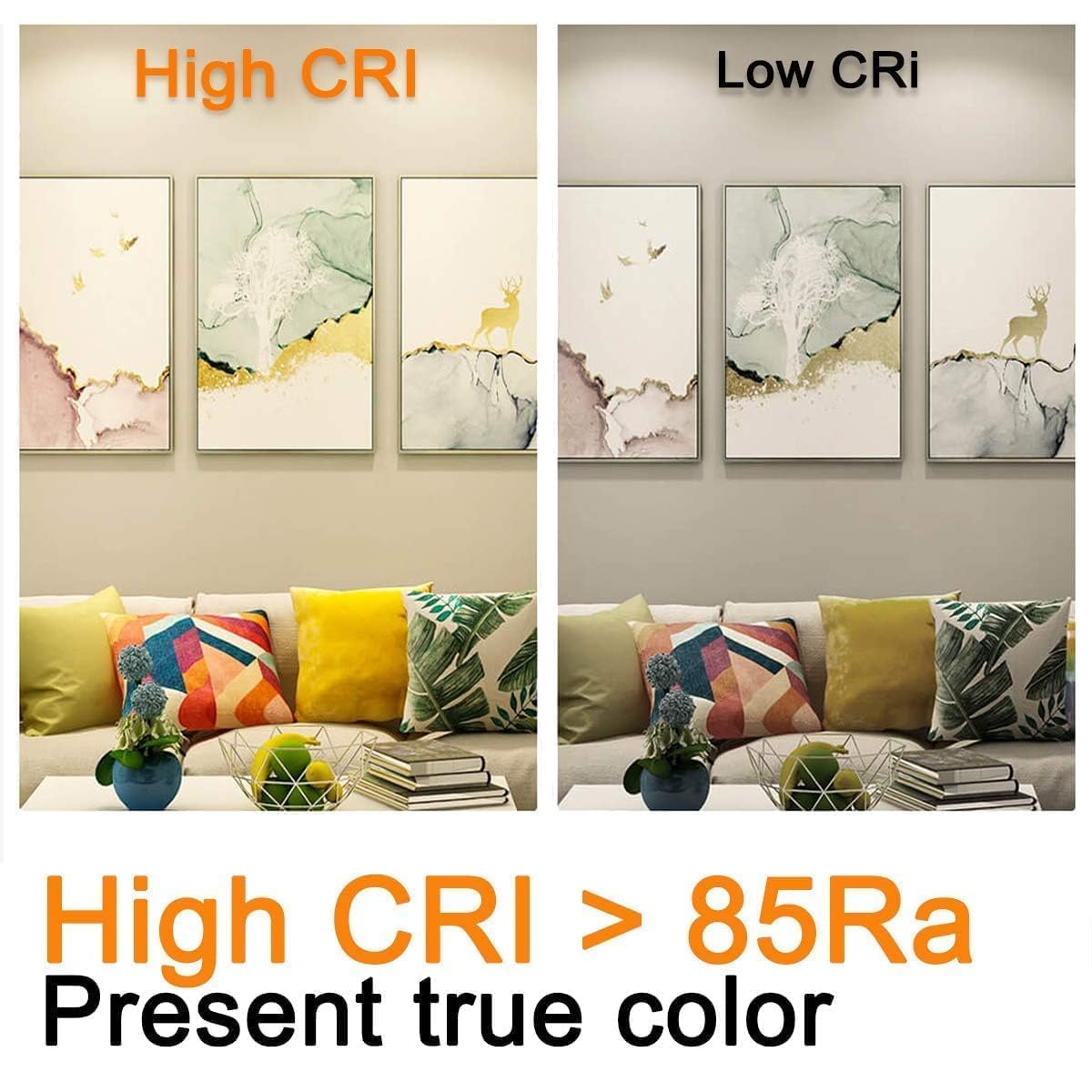 ILC RGB LED Color Changing Light Bulb, 40W Equivalent, 450LM, 2700K Warm White 5W E26 Screw Base RGBW, Flood Light Bulb- 12 Color Choices - Timing Infrared Remote Control (4 Pack)