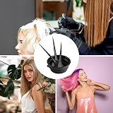 VARHHUXHA 10 Pcs Hair Dye Kit with Brush Bowl Gloves Clips Apron Ear Covers view 6