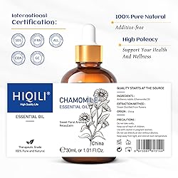 HIQILI 30ML Chamomile Essential Oil, Pure & Natural