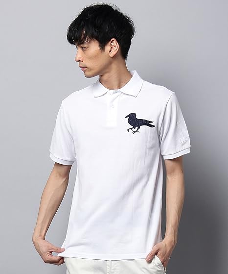 Amazon Co Jp Modern Amusement モダンアミューズメント デカロゴポロシャツ メンズ 服 ファッション小物