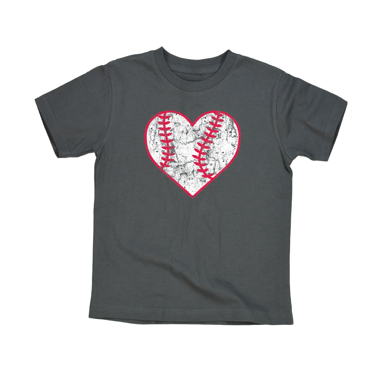 Heart Shaped Baseball Softball Diamond Sports Athletic Novelty T Shirt