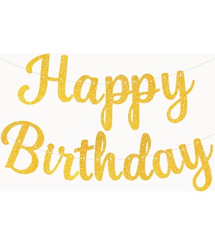 Yellow Happy Birthday Banner - Large Party Sign For Backdrop, Wall, Door Decor, Yellow Themed Birthday Supplies - View #5