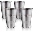 Pratico Outdoors Stainless Steel Cups, 14.5 oz, 4 Pack