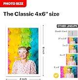 KODAK Dock Era 4x6 Photo Printer 10 Sheets Bluetooth iOS Android 4PASS Dye view 5