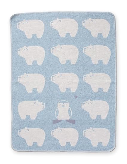 DaviDFussenegger 67745779 Baby-und Kinderdecke Juwel Eisbär 70x9, bunt