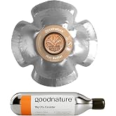 Goodnature Top Up Pack for A24 Trap, Nut Butter Paste Pump &amp; CO₂ Canister | Includes Automatic Nut Butter Paste Pump, 16g CO₂ Canister, keeps your A24 Trap running for up to 6 months.