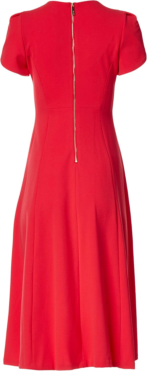 calvin klein a line midi dress
