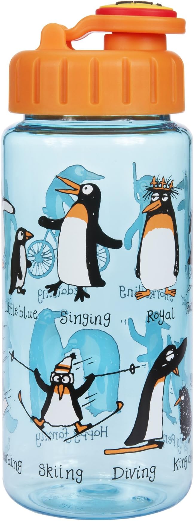 Tyrrell Katz Penguins Drinking Bottle With Straw