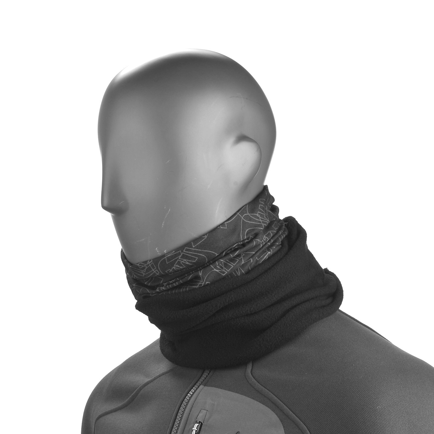 Topnaca Men Women Fleece Neck Warmer Gaiter Face Mask Hood Snood Beanie Scarf Topnaca Men Women Fleece Neck Warmer Gaiter Face Mask Hood Snood Beanie Scarf