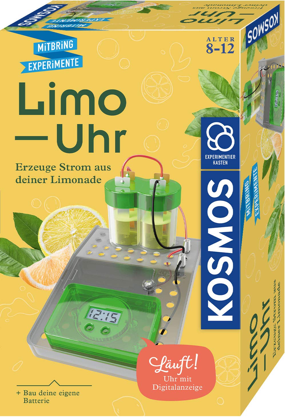 Limo-Uhr: Experimentierkasten