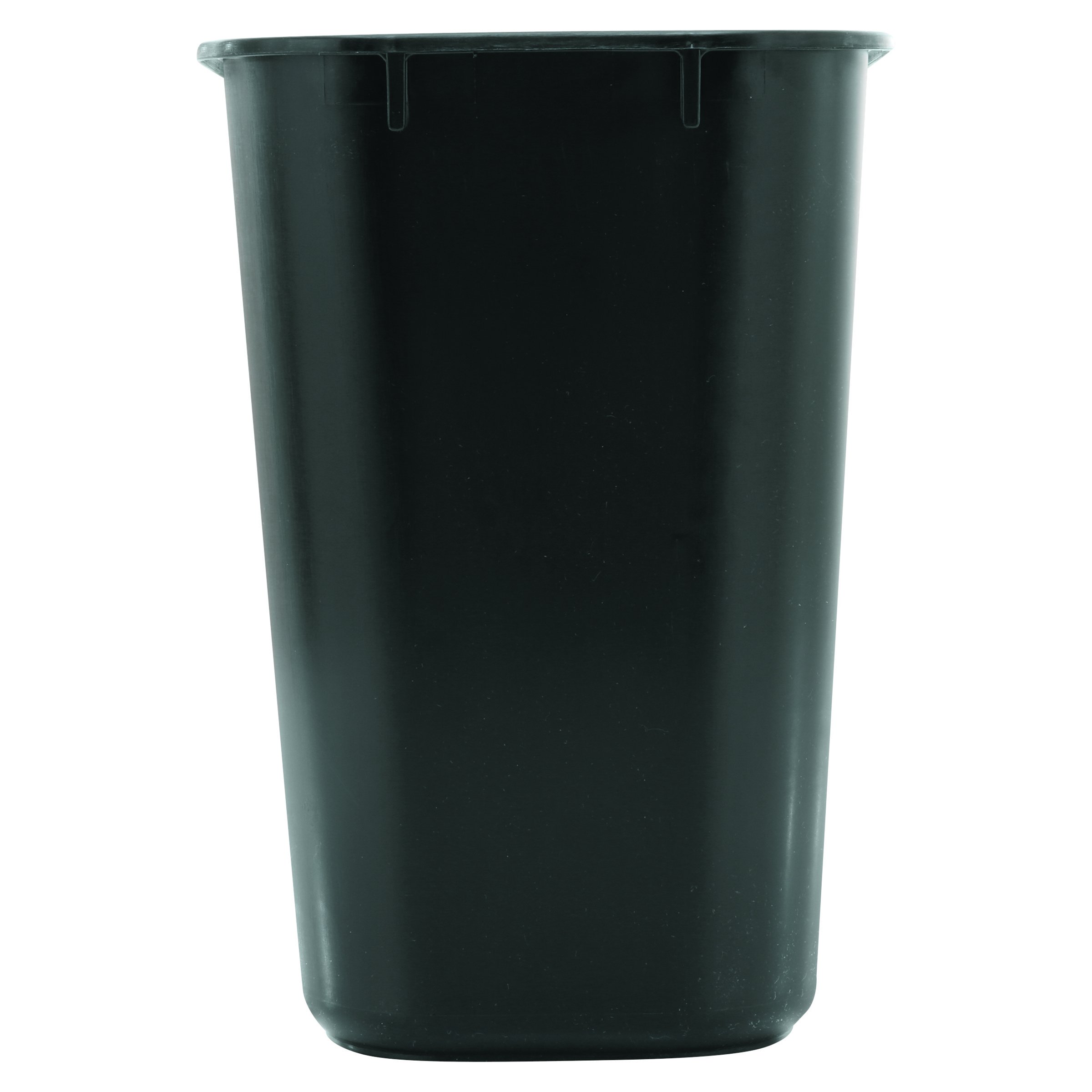Rubbermaid Commercial Products FG295500BLA Plastic Resin Deskside Wastebasket, 3.5 Gallon/13 Quart, Black