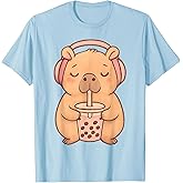 Capybara Kawaii Girl T-Shirt