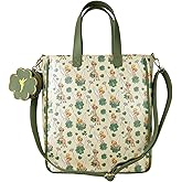 Loungefly Disney Tinker Bell 4-Leaf Clover Tote Bag with Coin Bag