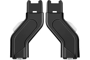 ZIPCASE Upper Adapter Compatible with UPPAbaby Vista and Vista V2 Strollers, Bassinet, Toddler Seat, Aria, Mesa V2, or Mesa Max Infant Car Seats for Fast and Secure Attachment, 1 Set