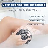 Alyvisun Silicone Body Scrubber Shower Brush Hook Suction Exfoliate Massage view 3
