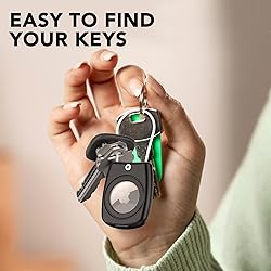 HATALKIN for Air tag Holder for Air tag Keychain