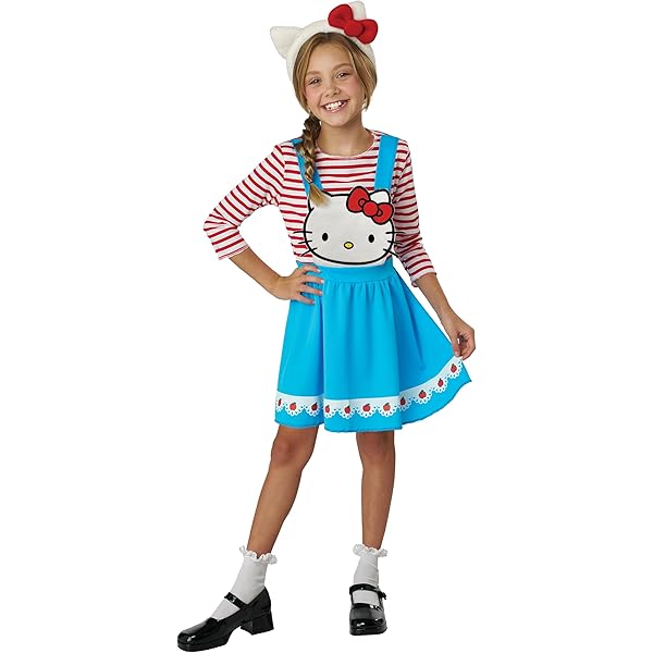 Amazon.com: California Costumes Hello Kitty Classic Party Dress, Women's  X-Small : Clothing, Shoes & Jewelry