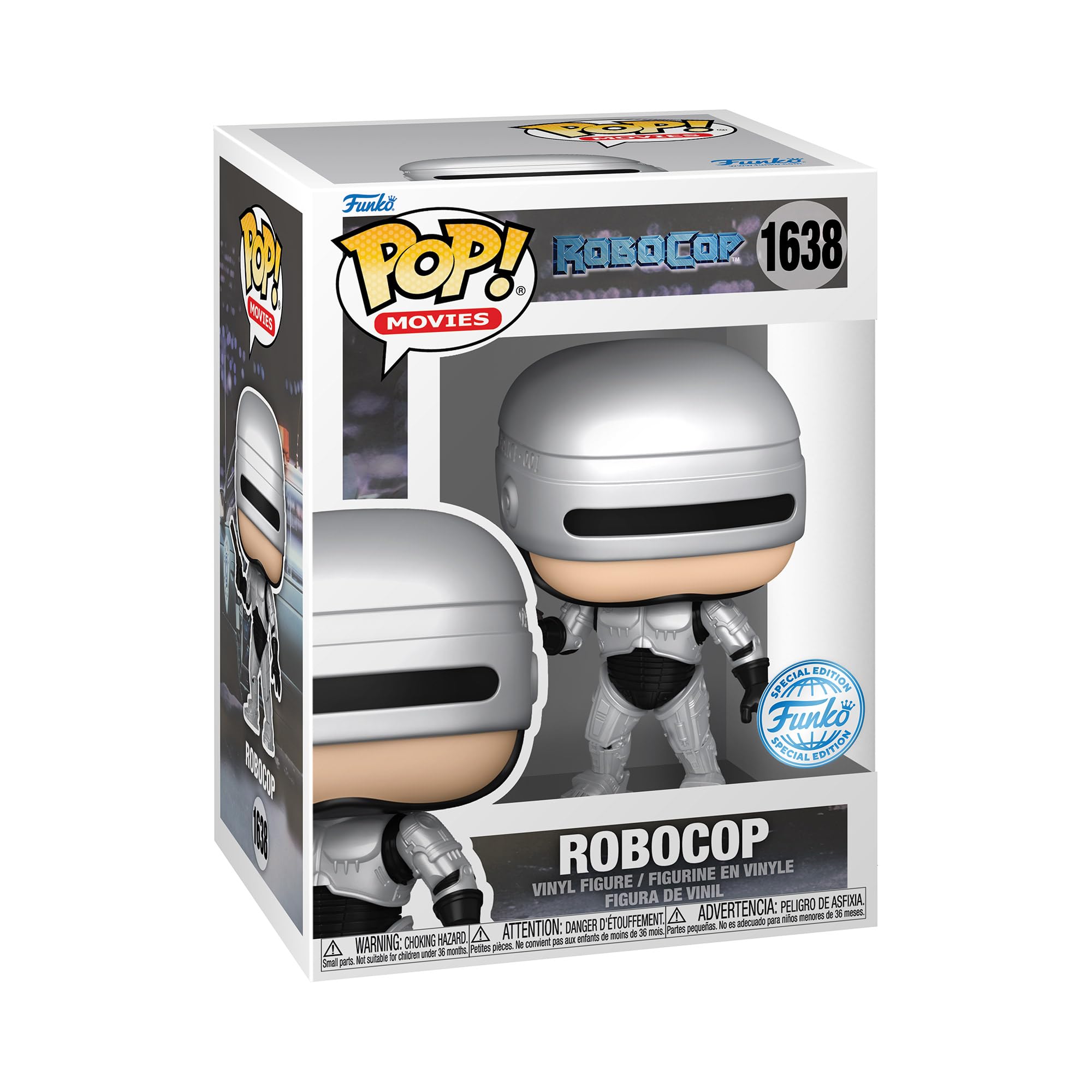 Funko Pop! Movies: Robocop - Robocop - Metallic - Collectable Vinyl Figure - Gift Idea - Official Merchandise - Toys for Kids & Adults - Movies Fans - Model Figure for Collectors and Display