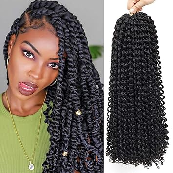 Amazon Com 6packs Passion Twist Hair 18inch Water Wave Crochet
