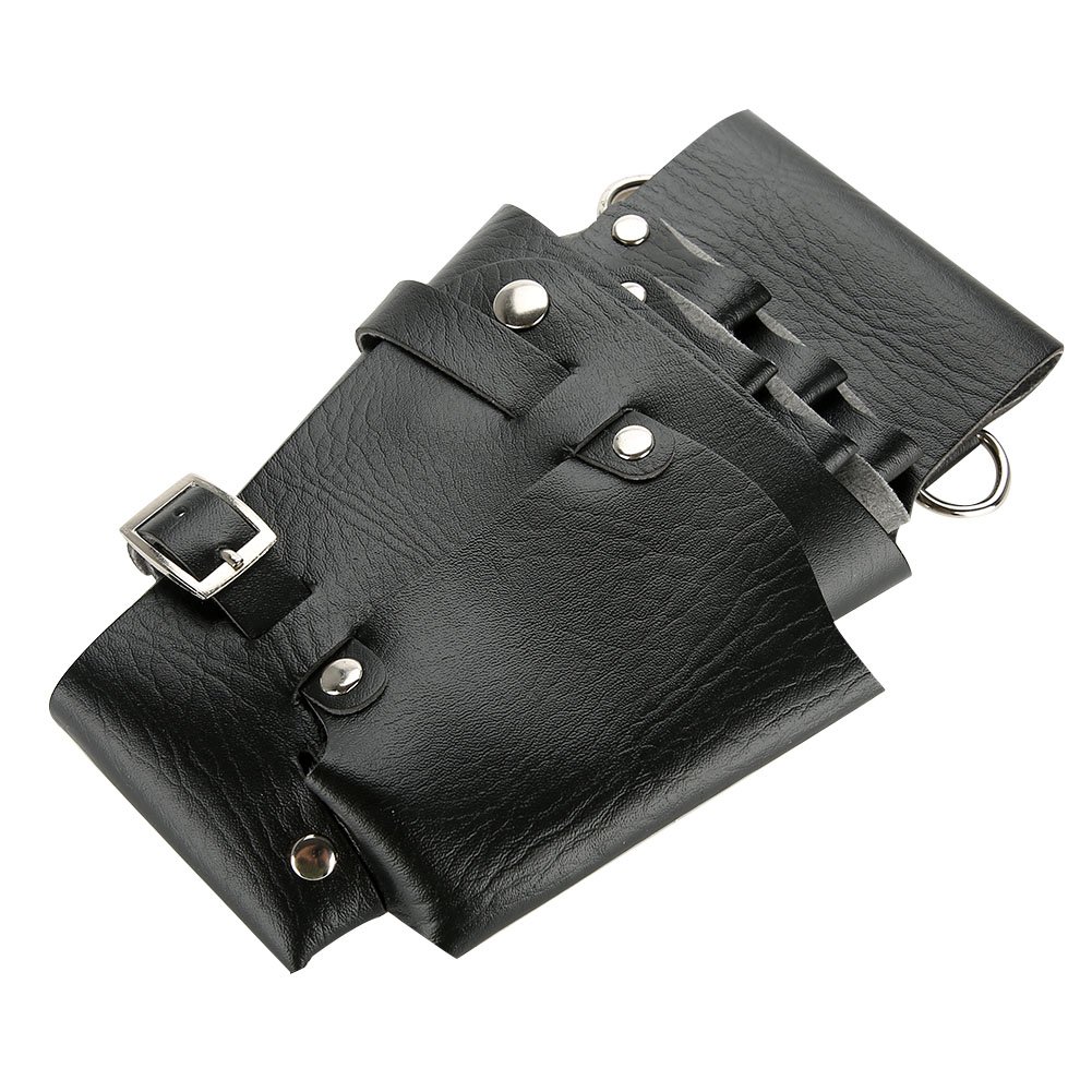 Hairdressing Waist Bag, Professional Salon Leather Hair Scissors Shears Pouch Barber Hairdressing Haircutting Tools Bag