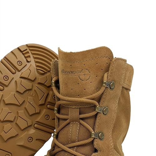 HANAGAL Men's Military Boots Lightweight Army Combat Tactical