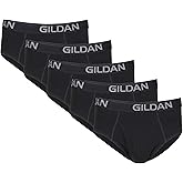 Gildan Men's Underwear Cotton Stretch Briefs, 5-Pack