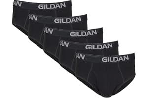 Gildan Men's Underwear Cotton Stretch Briefs, 5-Pack