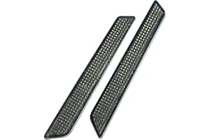 HDBUBALUS Motorcycle Saddlebag Reflectors Latch Covers Fit for Harley Touring Street Glide Electra Glide Road Glide Road King